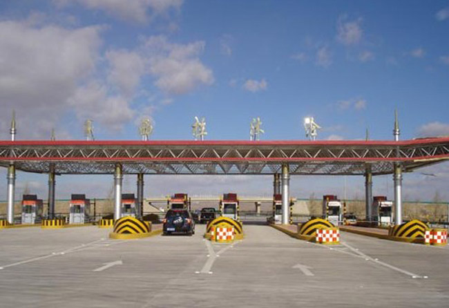 银川收费站网架工程